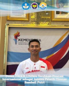 Dosen FIKKM UNIMA Torehkan Prestasi Internasional sebagai Asisten Pelatih Timnas Baseball Putri
